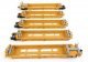 Thrall 5-Unit Rebuilt 40′ Well Car - Ready to Run -- BNSF Santa Fe Leasing SFLC 1034, HO, WalthersMainline 55677