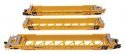 NSC Articulated 3-Unit 53′ Well Car - Ready-to-Run -- TTX 787329, HO, WalthersMainline 55831