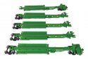 263` Five-Unit All-Purpose 48` Spine Car - Ready to Run -- Burlington Northern 637501, HO, WalthersMainline 5263