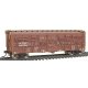 Santa Fe Class Sk-R Single-Deck Stock Car - Ready to Run -- Santa Fe w/AB Brakes (Late, Boxcar Red) (CANCELLED), HO, Intermounta