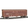 Santa Fe Class Sk-R Single-Deck Stock Car - Ready to Run -- Santa Fe w/AB Brakes (Late, Boxcar Red) (CANCELLED), HO, Intermounta