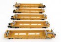 Thrall 5-Unit Rebuilt 40′ Well Car - Ready to Run -- TTX DTTX 748295 - small red TTX logo, HO, WalthersMainline 55671