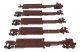 263` Five-Unit All-Purpose 48` Spine Car - Ready to Run -- Conrail 790050, HO, WalthersMainline 5265