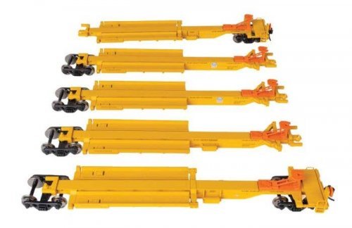 263` Five-Unit All-Purpose 48` Spine Car - Ready to Run -- Union Pacific 252500, HO, WalthersMainline 5269