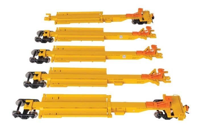 263` Five-Unit All-Purpose 48` Spine Car - Ready to Run -- Union Pacific 252500, HO, WalthersMainline 5269