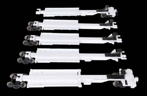 263` Five-Unit All-Purpose 48` Spine Car - Ready to Run -- Santa Fe 298943, HO, WalthersMainline 5261