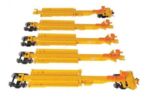 263` Five-Unit All-Purpose 48` Spine Car - Ready to Run -- Union Pacific 252503, HO, WalthersMainline 5270