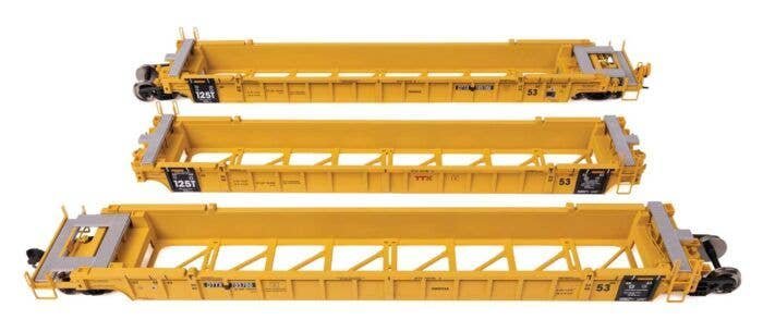 NSC Articulated 3-Unit 53′ Well Car - Ready-to-Run -- TTX 785786, HO, WalthersMainline 55827