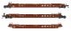 NSC Articulated 3-Unit 53′ Well Car - Ready-to-Run -- BNSF Railway 211509, HO, WalthersMainline 55817