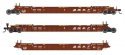 NSC Articulated 3-Unit 53′ Well Car - Ready-to-Run -- BNSF Railway 211509, HO, WalthersMainline 55817