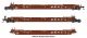 NSC Articulated 3-Unit 53′ Well Car - Ready-to-Run -- BNSF Railway 211524, HO, WalthersMainline 55818
