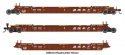 NSC Articulated 3-Unit 53′ Well Car - Ready-to-Run -- BNSF Railway 211524, HO, WalthersMainline 55818