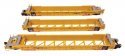 NSC Articulated 3-Unit 53′ Well Car - Ready-to-Run -- TTX 786942, HO, WalthersMainline 55829