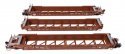 NSC Articulated 3-Unit 53′ Well Car - Ready-to-Run -- Canadian National GTW 676104, HO, WalthersMainline 55822