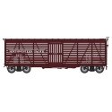 Harriman 40′ Stock Car - Ready to Run -- Northwestern Pacific (Boxcar Red), HO, Intermountain Railway Company 39010