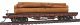 ACF Log Car w/Logs - Ready to Run - Silver Series(R) -- 1906-1935 Version (Boxcar Red), HO, Bachmann Industries 18332