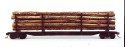 National Steel Car Company 62` 9` Log Stake Car - Kit -- Undecorated, HO, Custom Finishing 318