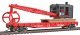 Flatcar with Logging Crane - Ready to Run -- Canadian Pacific (red, black Multimark Logo), HO, WalthersTrainline 1781