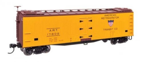 40′ Early Reefer - Ready To Run -- American Refrigerator Transit 17809, HO, WalthersMainline 41225