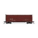 PRR K7 Stock Car with Cattle Sounds - Ready to Run -- Santa Fe 52232 (Boxcar Red), N, Broadway Limited Imports 8450