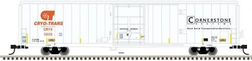 Cryogenic Reefer - Ready to Run - Master(R) -- Cryo-Trans Cornerstone 3502 (white, or, N, Atlas Model Railroad Co. 50005971
