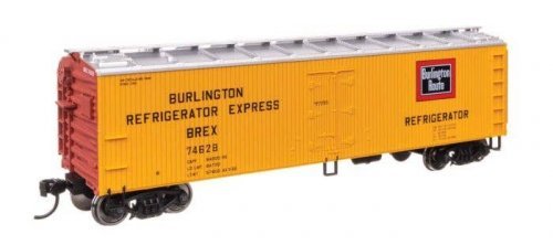 40′ Wood Reefer with Steel ends - Ready to Run -- Chicago Burlington & Quincy 74628, HO, WalthersMainline 41308