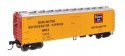 40′ Wood Reefer with Steel ends - Ready to Run -- Chicago Burlington & Quincy 74628, HO, WalthersMainline 41308