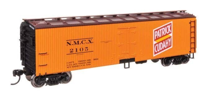 40′ Wood Reefer with Steel ends - Ready to Run -- Patrick Cudahy NMCX 2105, HO, WalthersMainline 41318