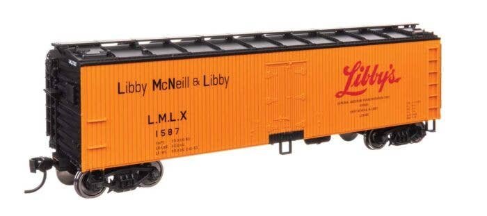40′ Wood Reefer with Steel ends - Ready to Run -- Libby LMLX 1587, HO, WalthersMainline 41313
