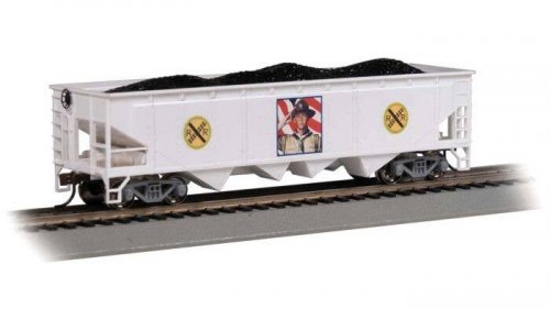 40′ Quad Hopper - Ready to Run - Silver Series(R) -- Boy Scouts of America(R) (Merit Badge, , HO, Bachmann Industries 17629