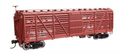 40′ Wood Stock Car - Ready to Run -- Pennsylvania Railroad 128078, HO, WalthersMainline 41463