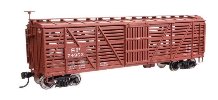 40′ Wood Stock Car - Ready to Run -- Southern Pacific(TM) 74953, HO, WalthersMainline 41470