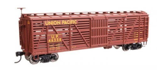 40′ Wood Stock Car - Ready to Run -- Union Pacific(R) 46558, HO, WalthersMainline 41474