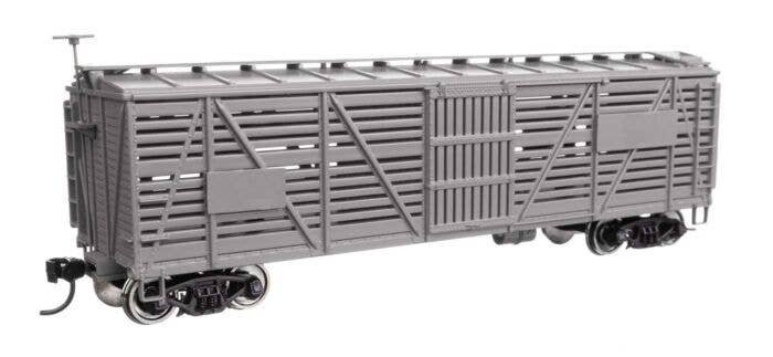 40′ Wood Stock Car - Ready to Run -- Undecorated, HO, WalthersMainline 41450