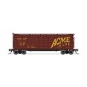 PRR K7 Stock Car with Horse Sounds - Ready to Run -- Acme Glue Factory (Boxcar Red, yellow), N, Broadway Limited Imports 8471