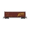 PRR K7 Stock Car with Horse Sounds - Ready to Run -- Acme Glue Factory (Boxcar Red, yellow), N, Broadway Limited Imports 8471