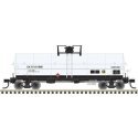 11,000-Gallon Tank Car w/Platform - Ready to Run - Master(R) -- GATX 64891 (white, b, HO, Atlas Model Railroad Co. 20007349