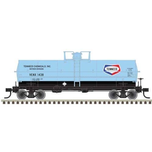 11,000-Gallon Tank Car w/Platform - Ready to Run - Master(R) -- Tenneco Chemicals VE, HO, Atlas Model Railroad Co. 20007358