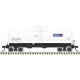 11,000-Gallon Tank Car w/Platform - Ready to Run - Master(R) -- Arco UTLX 96814 (whi, HO, Atlas Model Railroad Co. 20007346