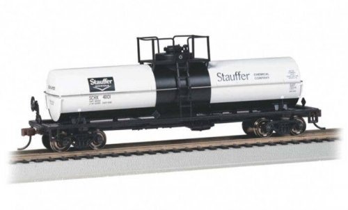 Chemical Tank Car - Ready to Run -- Stauffer Chemicals 41101 (Large Dome), HO, Bachmann Industries 75808