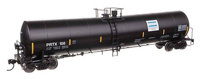 Trinity 25,000-Gallon Tank Car - Ready to Run -- Chicago Asphalt PRTX 106, HO, WalthersMainline 48235