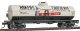 40` Tank Car - Ready to Run -- Baker`s Chocolate GATX 31057 (white, black, red), HO, WalthersTrainline 1615