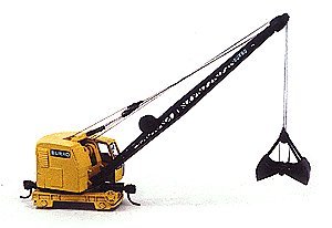 Maintenance-of-Way (MOW) / Work Train Equipment (Unpainted Metal Kit) -- Burro Crane Model 40, 1, HO, Custom Finishing 7000