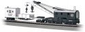 250-Ton Crane Derrick with Boom Tender - Silver Series(R) -- Atchison, Topeka & Santa Fe (bl, HO, Bachmann Industries 16102