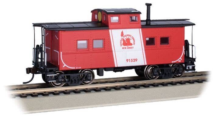 Northeast-Style Steel Cupola Caboose - Ready to Run - Silver Series(R) -- Central Railroad o, HO, Bachmann Industries 16824
