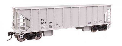 41′ Ballast Hopper - Ready to Run -- Conrail 56819, HO, WalthersMainline 57014