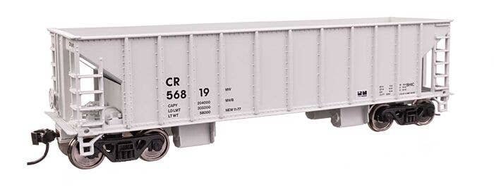 41′ Ballast Hopper - Ready to Run -- Conrail 56819, HO, WalthersMainline 57014