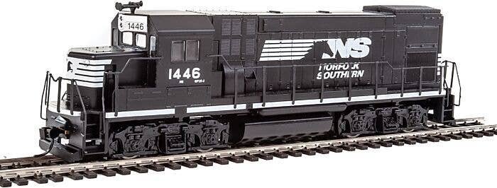 EMD GP15-1 - Standard DC -- Norfolk Southern (black, white), HO, WalthersTrainline 2504