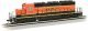EMD SD40-2 - DCC -- BNSF Railway 1734 (Heritage III H3 orange, black, yellow Wedge Logo), HO, Bachmann Industries 60916