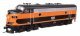 EMD F7 A-B Set - Standard DC -- Bessemer & Lake Erie 715A/715B, HO, WalthersMainline 11400